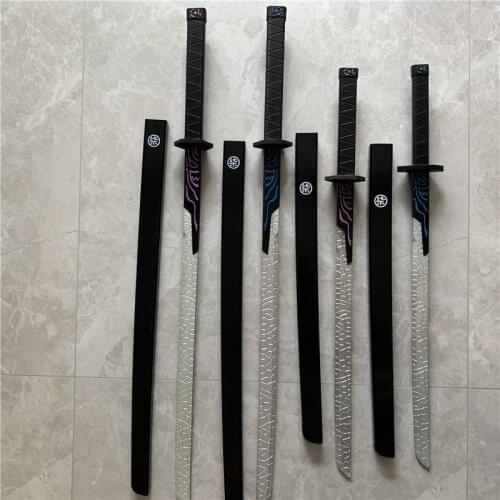 104cm Assassins Scissor Seven Sword Weapon Five Six Seven Killer Magic Sowrd Cosplay 1:1 Ninja Knife PU Prop Anime Sword