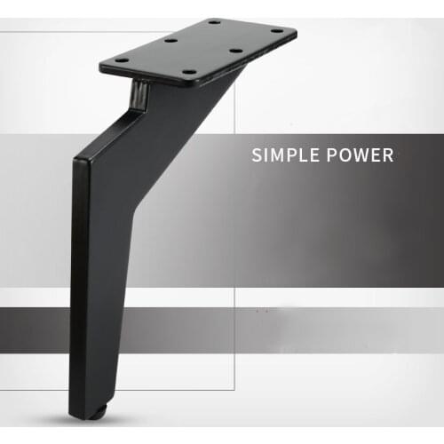 4pcs Bed RiserMetal Furniture Legs Square Cabinet Wood Table Legs Gold for Sofa Feet Foot Hardware Furniture Accessories