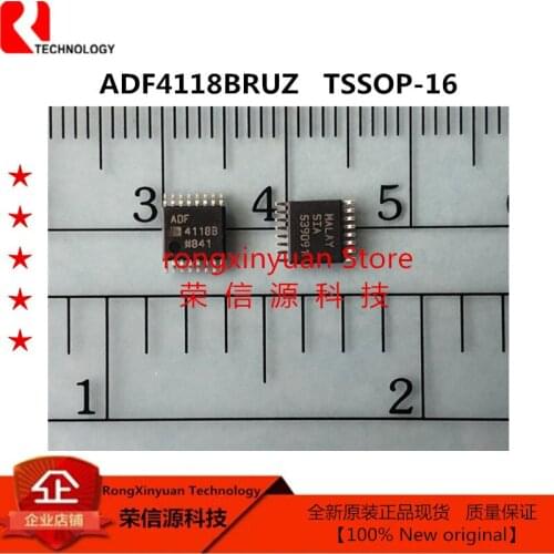 ADF4118BRUZ TSSOP16 ADF4118BRUZ-RL7 4118B ADF4118BRU ADF4118B RF PLL Frequency Synthesizers 100% New original