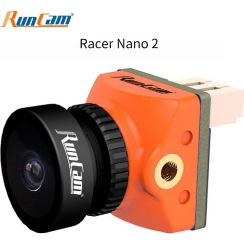 RunCam Racer Nano 2 CMOS 1000TVL 1.8mm/2.1mm Super WDR Smallest FPV Camera 6ms Low Latency Gesture Control OSD for Racing Drone