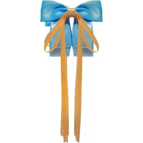 Korean Fashion Ribbon Bow Hairpin Tassel Spring Clip Bowknot Hair Clips Headdress Hairgrip Jewelry Hair Accessories for Women