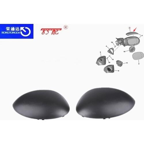 Reversing mirror cover 815242 815243 Rear view mirror trim cover For Peugeot 206 206CC For Citroen Picasso