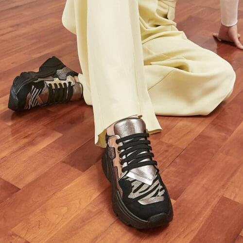 Mio Gusto Brand Metallic Color Bendis Top Selling High Quality 5Cm Heel Comfort Fashion Trendy Women 's Sport Sneaker shoes , ladies flat shoes , sneakers for women