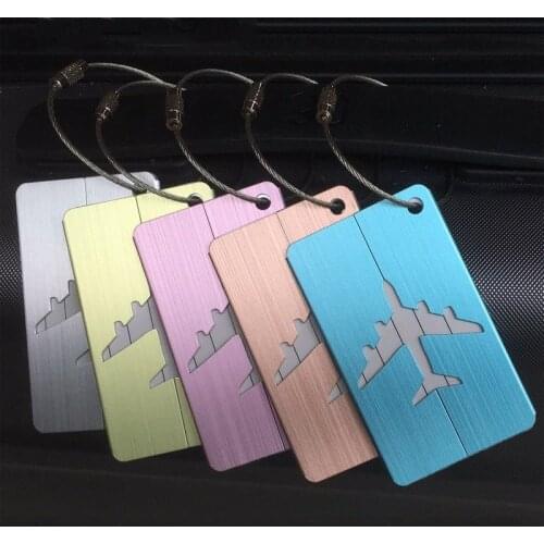 Fashion Women Men Luggage Tag Travel Accessories Suitcase ID Addres Holder Baggage Boarding Tag Portable Label For Backpack Bags