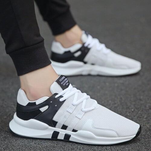 Mens Sports Shoes Casual Mens Shoes Summer Breathable White Shoes Outdoor Sports Hiking Shoes Increase 44