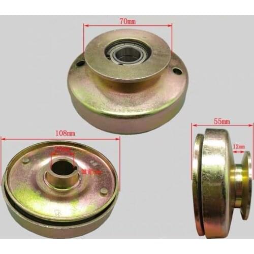 Single Groove Belt Clutch fits for 168F/170F/GX160/GX200 Gas Engine with 20mm shaft output used for water pump/cutter