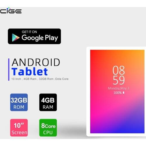 2021 New Android 9.0 Tablet PC 10 inch large screen IPS 4G 32GB Octa Core 1280x800 Tablets WiFi 4G LTE FM GPS Bluetooth 4.0