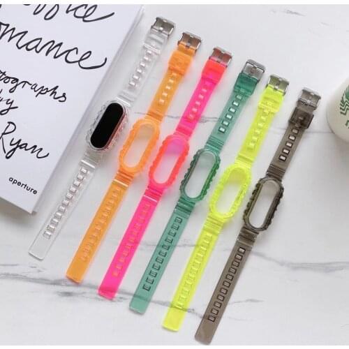 Silicone Strap For Mi Band 5 4 3 Wrist Bracelet For Xiaomi Miband 3 4 5 Replacement Wristband for Miband 4 Smart Band Accessory