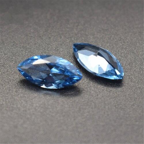 Light Blue Spinel Marquise Cut Gemstone Faceted Blue Spinel Gem Multiple Sizes to Choose GL63