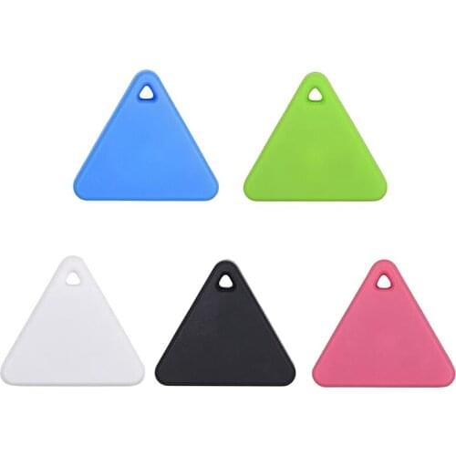 Pet Smart Mini GPS Tracker Pet Locator Anti-Lost Waterproof Bluetooth Tracker Triangular Kids Dog Cat Tracker