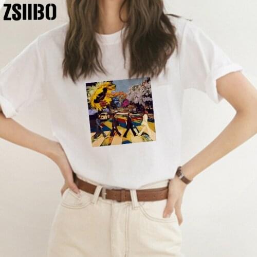 Women Female Casual Print Short Sleeve shirts Harajuku T-shirt Tops Tees tshirt clothes vintage dropshipping clothing punk