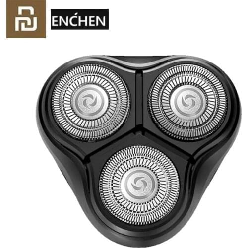 2020 Xiaomi Enchen Black Stone 3D Float ShaverHead Double Rings Razor Cutter Heads CutterHead for Men Gift Placement ShaverHead