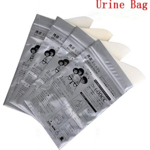 4Pcs/set Child Adult Unisex Disposable 600CC Urine Bag Bags Outdoor Travel Emergency Toilet For Men Women