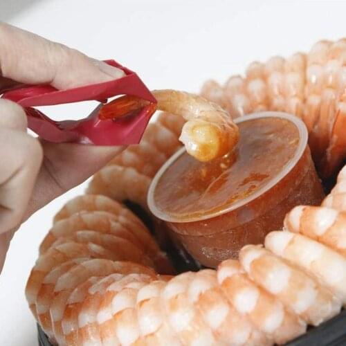 6pcs Food Finger Tongs Meal Prep Eating Trongs Anti-scald Clips Dinner Utensil for Keeping Clean Kitchen