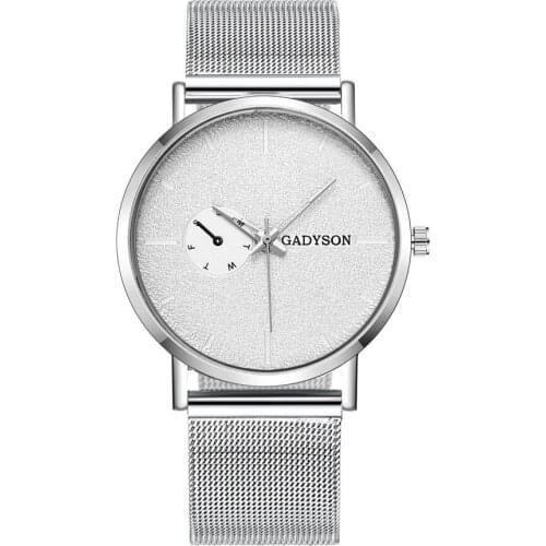 Men Watches 2021 Luxury Stainless Steel Watch Casual Business Wristwatch Mens Women Unisex Clock Gifts Relogio Masculino Zegarek