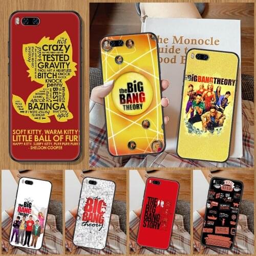 The Big Bang Theory Phone Case For Xiaomi Mi Note 8 9 10 11 9T 10T A3 Lite Pro Ultra black tpu funda silicone coque fashion