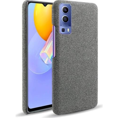 For Vivo Y72 5G Case High Quality Fashion Case Felt Cloth Matte Slim Protective Back Cover etui For Vivo Y72 5G Shell