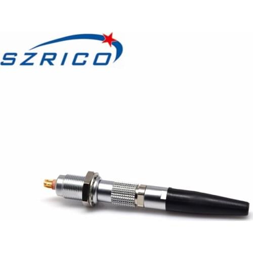 SZRICO 2 3 4 5 Pin 00B B Series Male Female Electrical Socket Straight Plug Round Shell Metal Self Locking Push Pull Connector