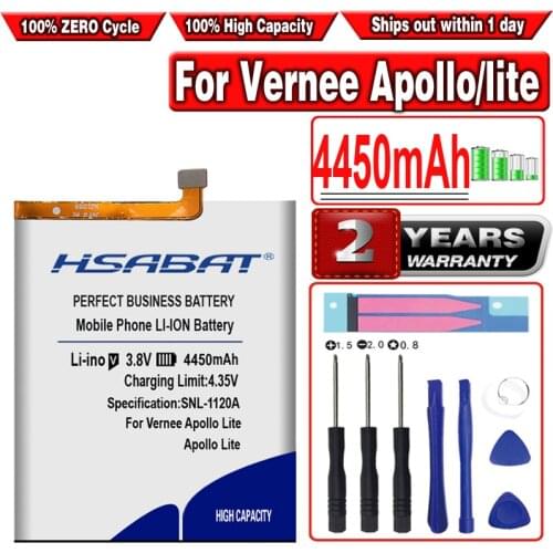 HSABAT SD456074PE 4450mAh Battery for Vernee Apollo for Apollo Lite for Vernee Apollo Lite