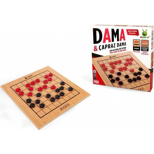 Woodoy Checkers Game