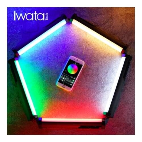 IWATA 6W MasterS Master S soft light Tube Portable Handheld Photography Lighting Stick Phone APP control Multiple Scenes VS 6C