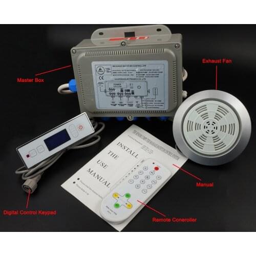 Massage bathtub system,whirlpool controller include keypad 220V 110V opetion GD-370B