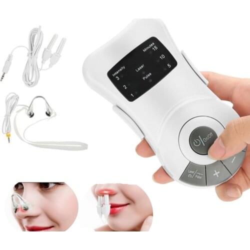 Health Nose Care Rhinitis Therapy Allergy Reliever massage Low Frequency Laser Nasal spray Sinusitis Snoring Treatment Device