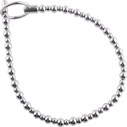 Metal Urethral Sound Beads Dilator Super Long Penis Insert Male Urethral Stretching Penis Plug Adult Toys Sex Toys For Men