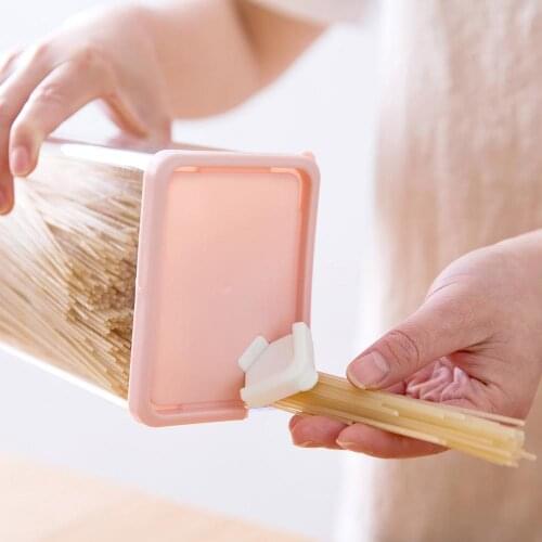 New Hot Kitchen Large Food Container Noodle Box Tea Spice Bean Cereal Container Spaghetti Organizer Food Storage Container