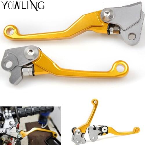 Pivot dirt Bike Brakes Clutch Lever Handle For Suzuki RM85 RM125 RMZ450 RMZ250 Motorcycle Handbrake Levers Dirt bike Pivot Lever
