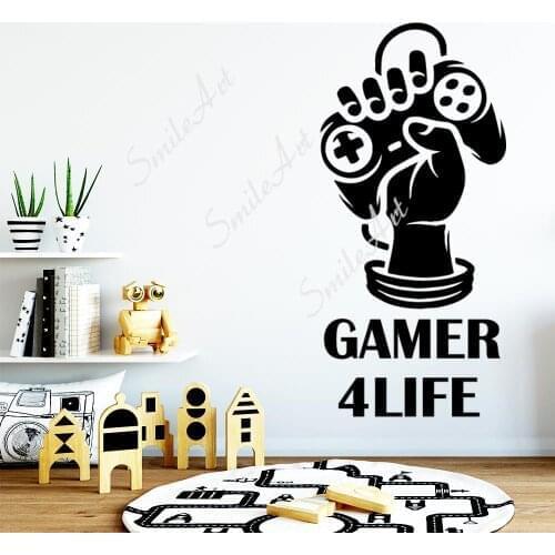 Drop Shipping game room Vinyl Decals Wall Stickers For Kids Rooms Decoration Wall Art Sticker Murals