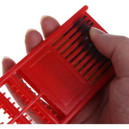 55KD Fishing Rig Board Plastic Double Side Spring Hooks Storage Catch Holder Random