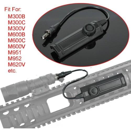 Tactical Hunting Flashlight Switch Weapon Light Dual Function Tape Switch for Airsoft Light M300 M600 M951 M952 Softair Rifle
