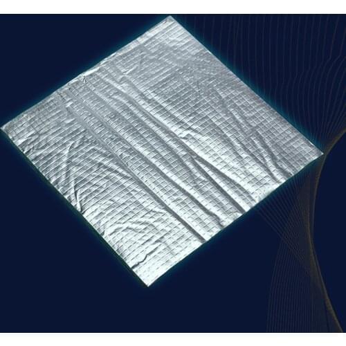 1PC Heat Insulation Cotton 200/300mm Foil Self-adhesive Insulation Cotton 7mm Thickness 3D Printer Heating Bed Sticker
