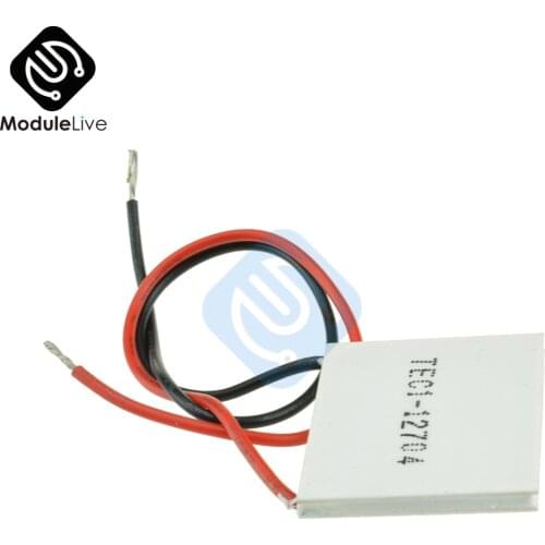 TEC1-12704 12V 30MM*30MM Easy Ceramic HeatSink TEC Thermoelectric Cooler Peltier Heatsink Module for Refrigerator Liquid Cooling