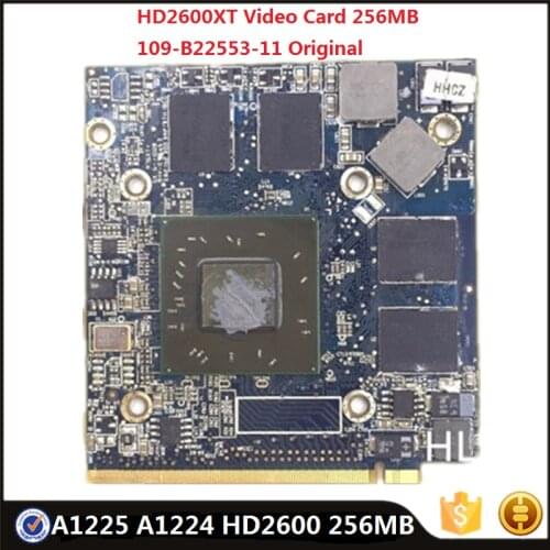 HD2600 Graphics VGA Video Graphics Card For Imac 24'' A1225 A1224 109-B22531-10 661-4663 109-B22553-11 GPU Card Board 256MB Used
