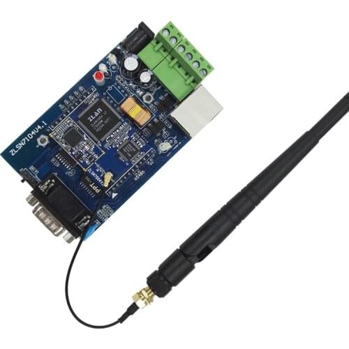 ZLSN7104 High performance Wifi Serial Device Serve RS232/485/422 devices to Ethernet/wifi network