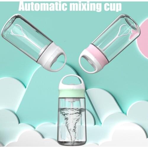 Zhangji Premium Electric Protein Shaker Bottle Tritan - BPA Free - Vortex Portable Mixer Cup Pre Workout Rechargeable Shaker Cup