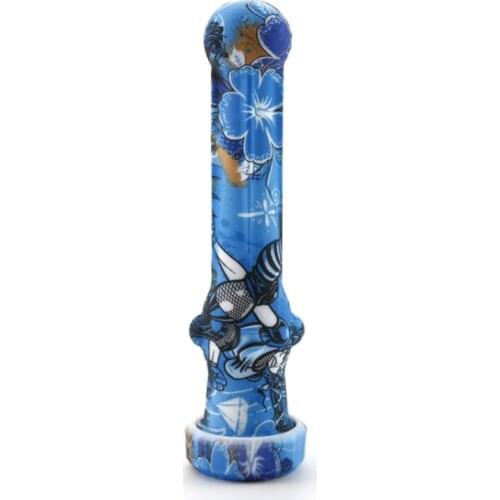 1PCS Mini Silicone Pipe Gun-Shape Pipe Weed Grinder Smoke Cigarette Accessories For Gifts