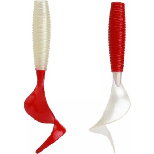 5.5cm soft worm bait fishing tackle product protein soft lure 1piece jerk bait worm fish jig wobblers rubber lure