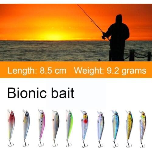 1pcs Outdoor Minnow Fishing Lures Hard Bait 8.8cm 9.5g Pike Artificial Lure Tackle Baits Wobbler For Fishing Plastic Bass J G0C0