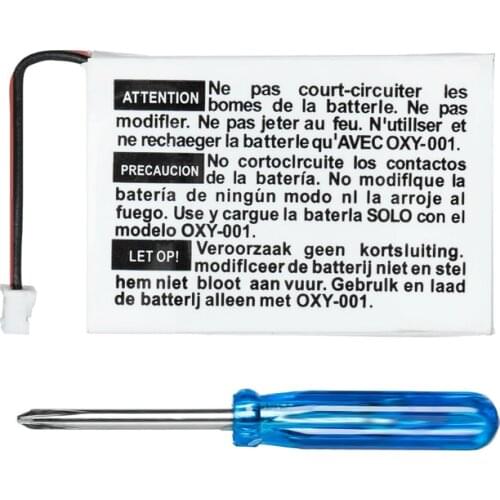 2pcs 460mAh Rechargeable Lithium-ion Battery Kit Pack for Nintendo GBM Game Boy Micro