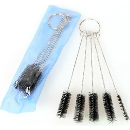 5pcs/set Airbrush Cleaning Brush Needle Mouth Spray Gun Needle&Brush Kit Spray Gun Tattoo Body Piercing Repair Tool