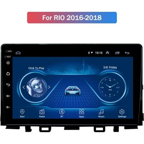 For Kia Rio 16-18 Google Store Overseas Radio Car Bluetooth Navigation