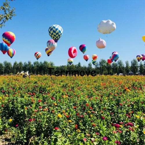 Giant advertising pvc balloon huge Colorful Hanging Wedding Rainbow Hot Air Balloon Wedding Party Birthday Decorations