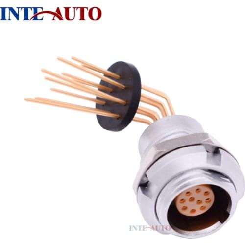 M12 Connector ZCG 1B 2 3 4 5 6 7 8 10 14 16 Pin Elbow Contact for PCB Printed Circuit Board