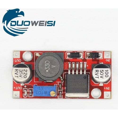 DC-DC Step-Down Power Module 3A Adjustable Reverse Polarity Protection Inductor 5V Regulator
