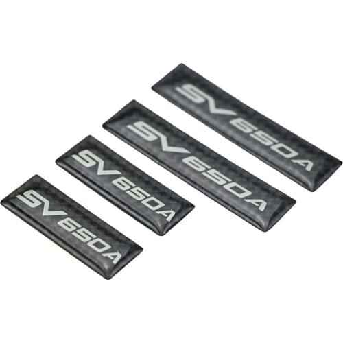 KODASKIN Motorcycle Stickers Raise 3D Emblem Carbon Decals for PGO SUZUKI SV650A