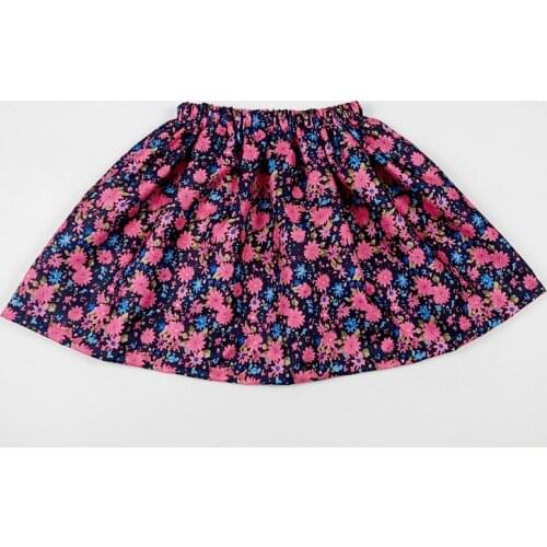 New year printed flower children baby summer tutu girl skirts fashion princess short skirt pettiskirt kids clothes USA Vestido