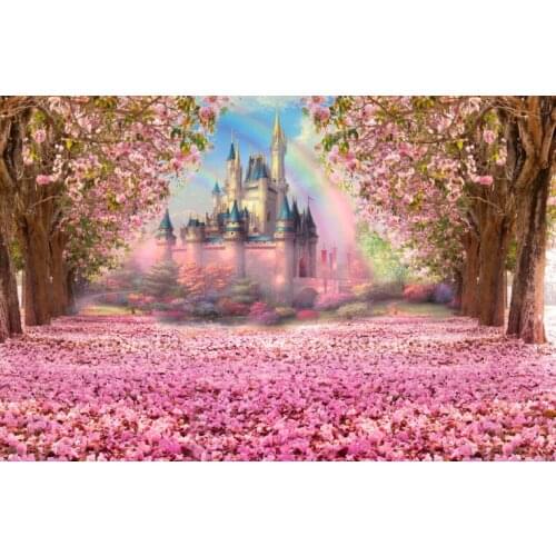 Flower Baby Princess Birthday Backdrop Photography Background Photo Studio Baby Portrait Vinyl Photocall Photozone Photophone